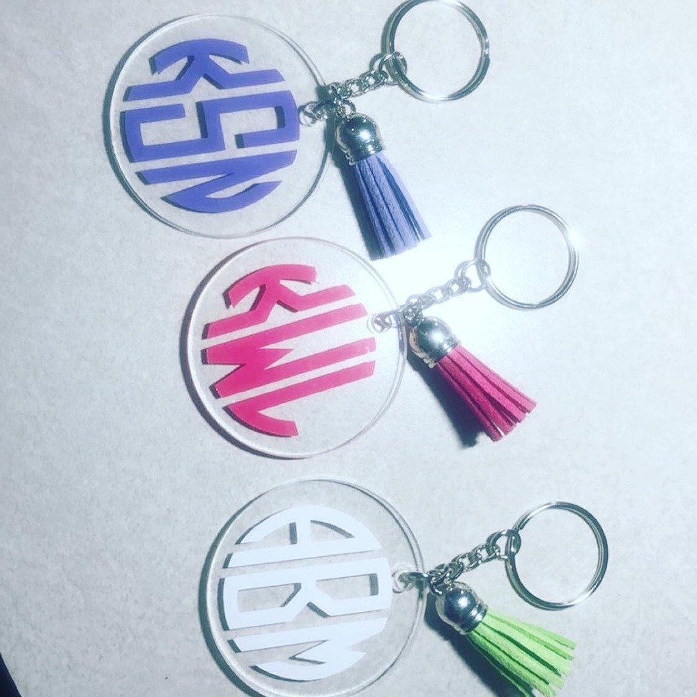 Monogram Keychain